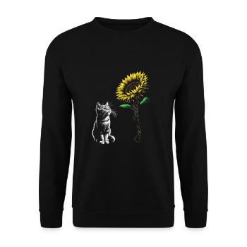 Ciao Bella - Unisex Sweatshirt - black - Front - Alina (178cm) & Michal (187cm)