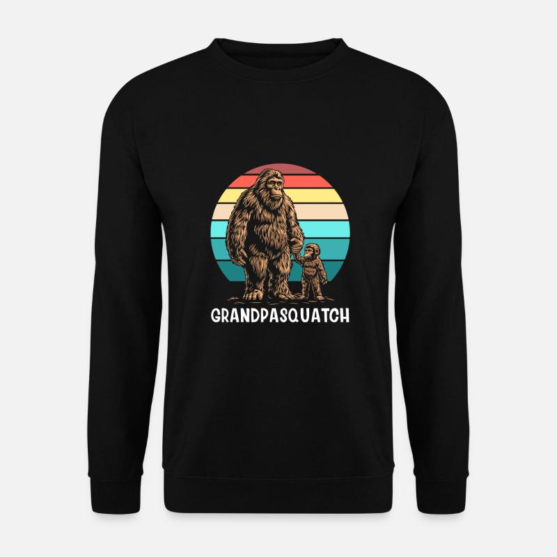Grandpa Squatch - Unisex Sweatshirt - black