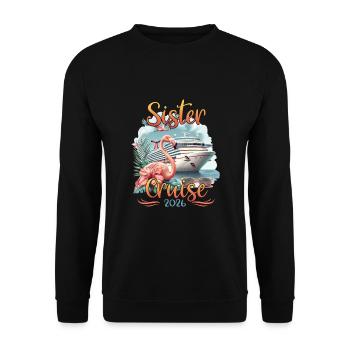 Sister Cruise 2026 - Unisex Sweatshirt - black - Front - Alina (178cm) & Michal (187cm)