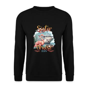 Sister Cruise 2024 - Unisex Pullover - Schwarz - Vorne - Alina (178cm) & Michal (187cm)