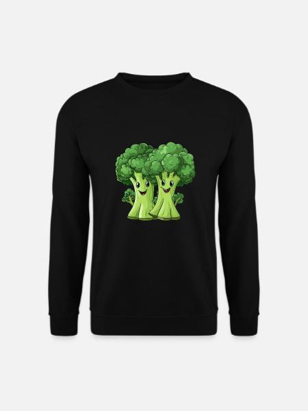 Broccoli Couple - Unisex Sweatshirt - black