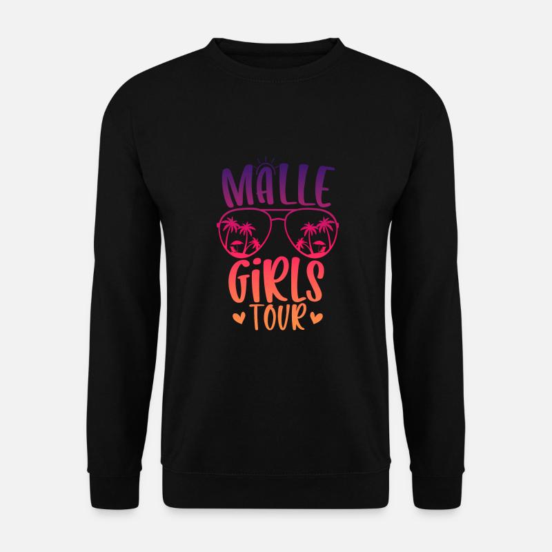 Visite des filles de Malle - Sweat-shirt Unisexe - noir