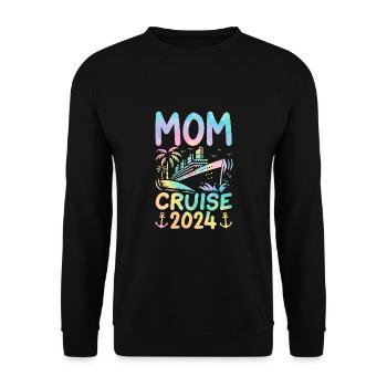 Mom Cruise 2024 - Unisex Sweatshirt - black - Front - Alina (178cm) & Michal (187cm)