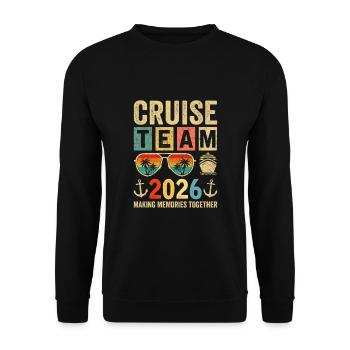 Cruise Team 2026 - Unisex Pullover - Schwarz - Vorne - Alina (178cm) & Michal (187cm)