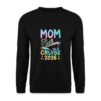 Mom Cruise 2026 - Unisex Sweatshirt - black - Front - Alina (178cm) & Michal (187cm)