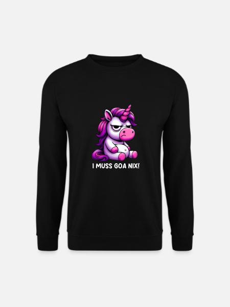 Non devo andare a Goa - Felpa unisex - nero