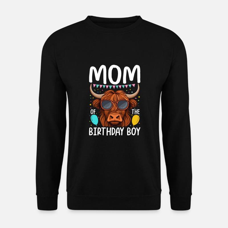 Maman du garçon d’anniversaire - Sweat-shirt Unisexe - noir