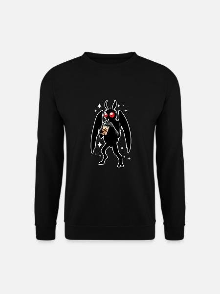 Mothman Bubble Tea - Unisex Sweatshirt - black