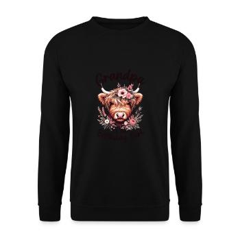 Grandpa Of The Birthday Girl - Unisex Sweatshirt - black - Front - Alina (178cm) & Michal (187cm)