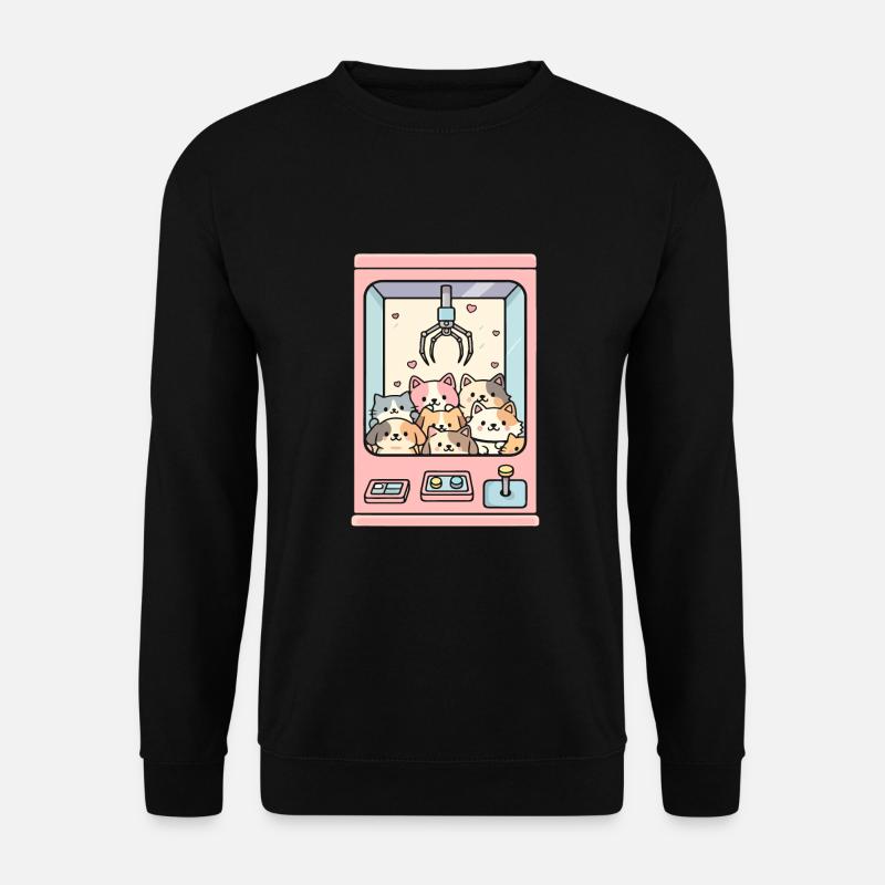 Cute Claw Machine - Unisex Sweatshirt - black