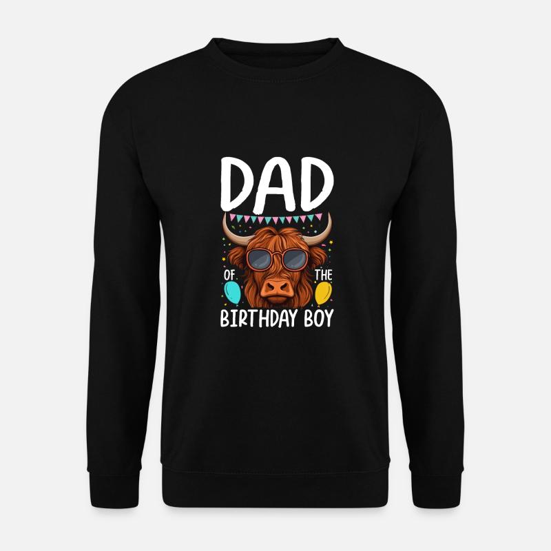 Dad Of The Birthday Boy - Unisex Pullover - Schwarz
