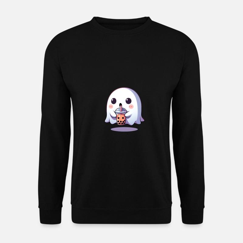Ghost Bubble Te - Unisex Pullover - Schwarz