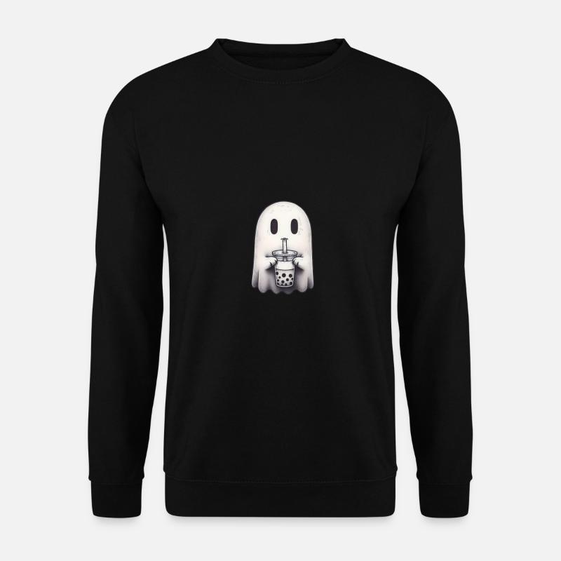Ghost Bubble Te - Unisex Pullover - Schwarz
