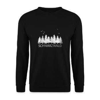 Vintage Black Forest - Unisex Sweatshirt - black - Front - Alina (178cm) & Michal (187cm)