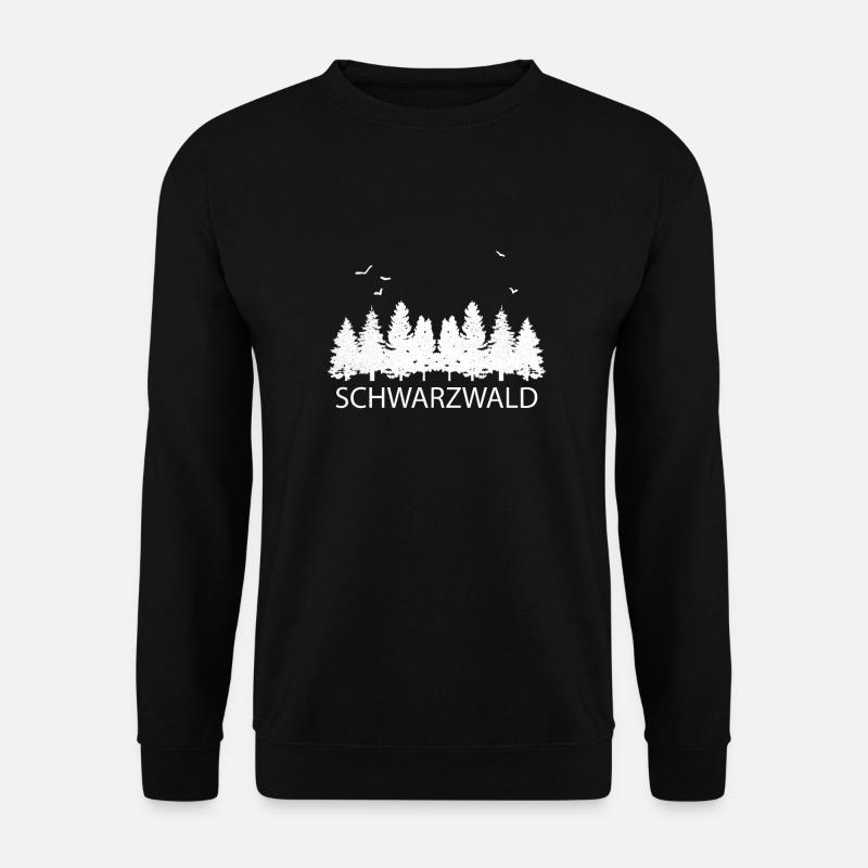 Retro Schwarzwald - Unisex Pullover - Schwarz