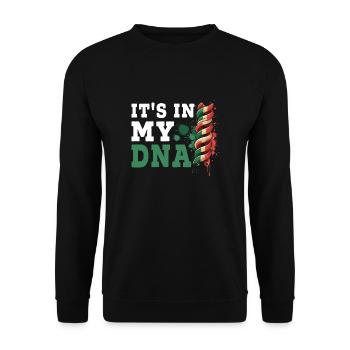 C’est dans mon ADN - Sweat-shirt Unisexe - noir - Devant - Alina (178cm) & Michal (187cm)