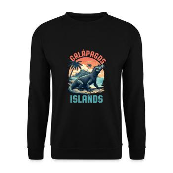 Galapagos Islands - Unisex Pullover - Schwarz - Vorne - Alina (178cm) & Michal (187cm)