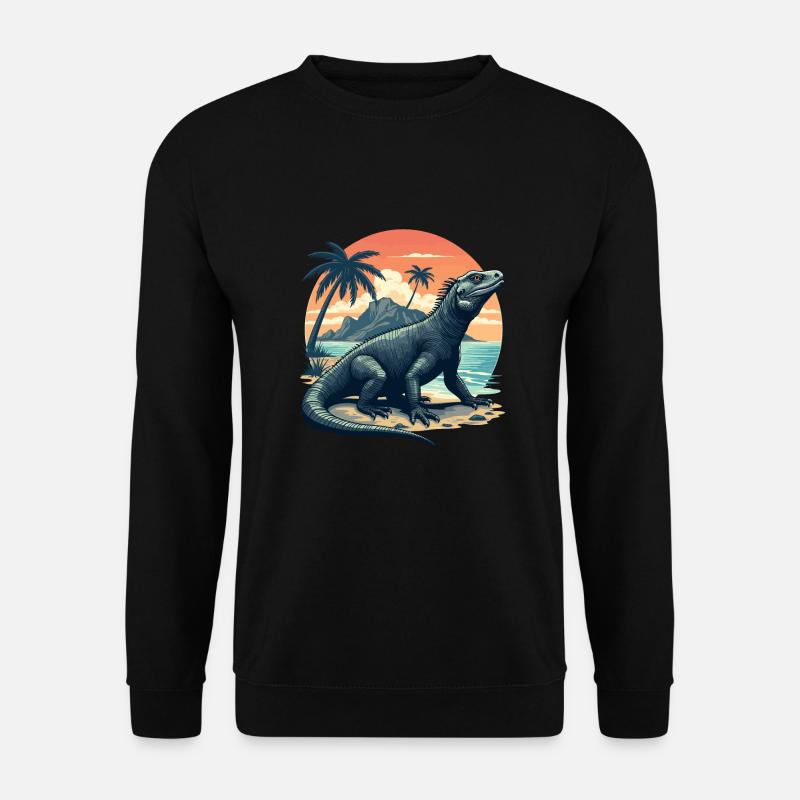 Iguana Galapagos - Unisex Sweatshirt - black