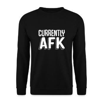 Actuellement AFK - Sweat-shirt Unisexe - noir - Devant - Alina (178cm) & Michal (187cm)