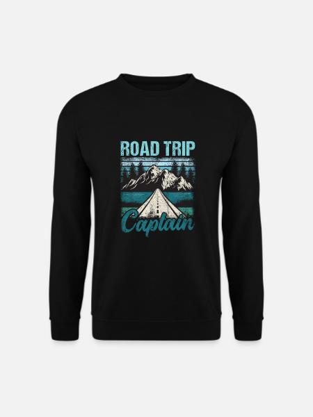 Capitaine de road trip - Sweat-shirt Unisexe - noir