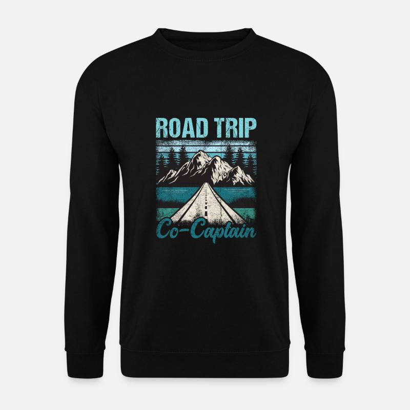 Co-capitaine du road trip - Sweat-shirt Unisexe - noir