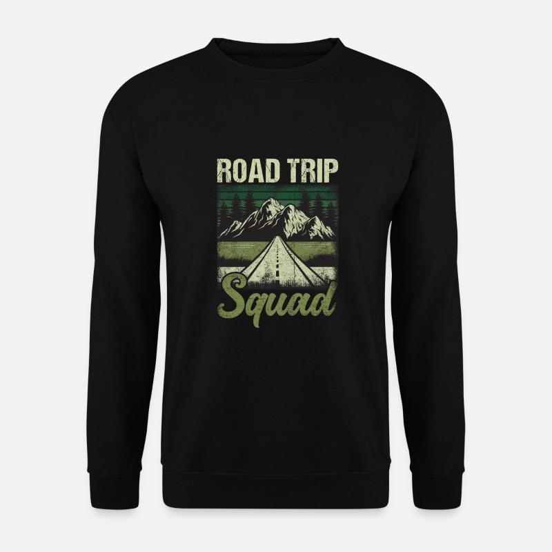 Road Trip Squad - Unisex Pullover - Schwarz