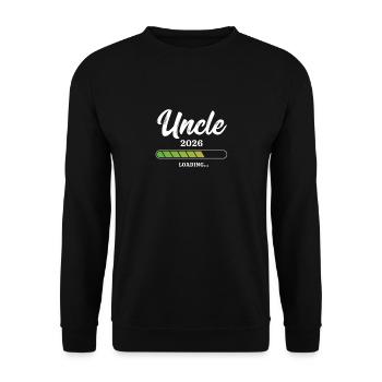 Uncle Loading 2026 - Unisex Pullover - Schwarz - Vorne - Alina (178cm) & Michal (187cm)