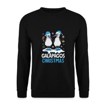 Galapagos Christmas - Unisex Sweatshirt - black - Front - Alina (178cm) & Michal (187cm)