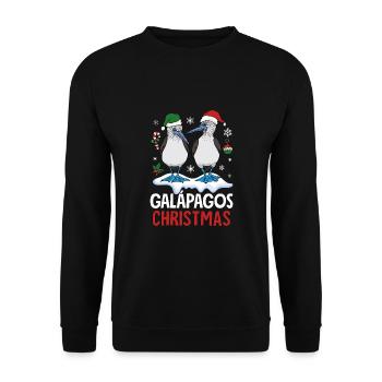 Galapagos Christmas - Unisex Pullover - Schwarz - Vorne - Alina (178cm) & Michal (187cm)