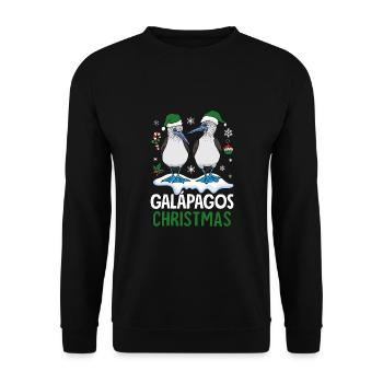 Galapagos Christmas - Unisex Sweatshirt - black - Front - Alina (178cm) & Michal (187cm)