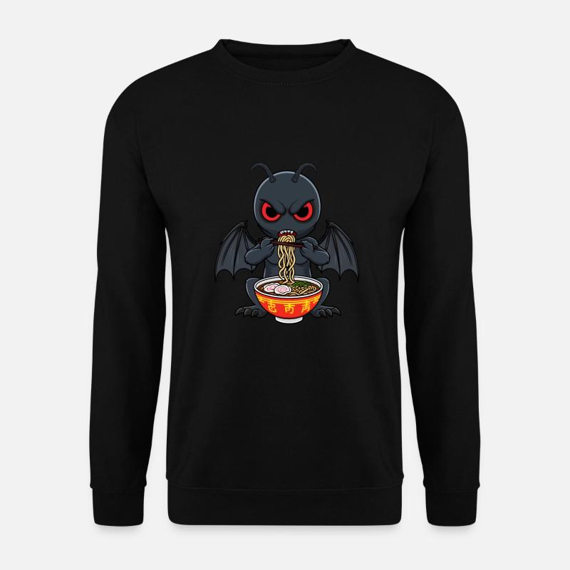Mothman Ramen - Unisex Pullover - Schwarz