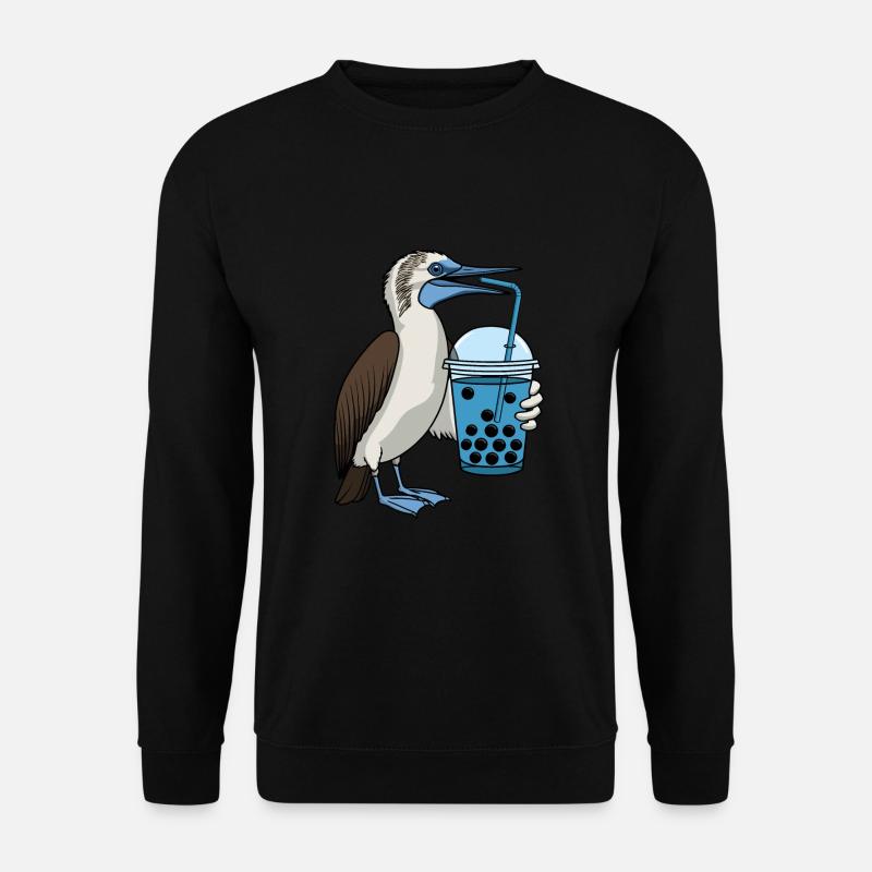 Blue-footed boobies Bubble Tea - Unisex Sweatshirt - black