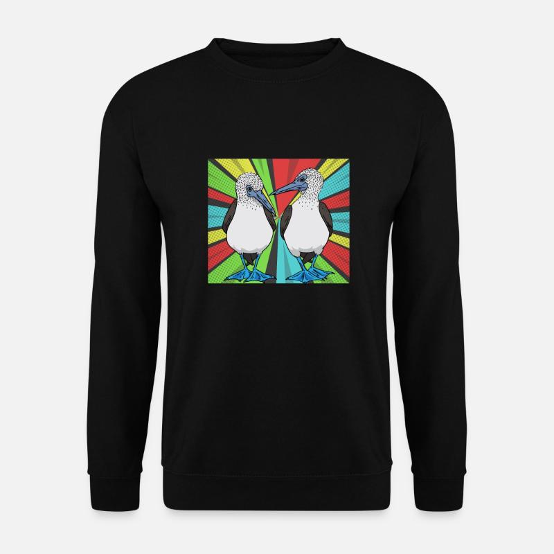 Komiker Blaufußtölpel - Unisex Pullover - Schwarz