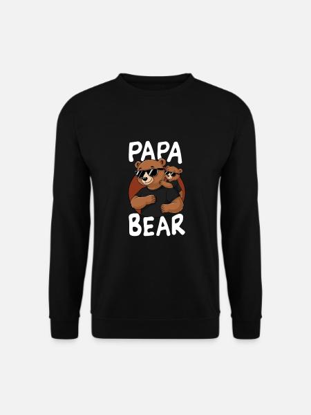 Papa Bear - Unisex Sweatshirt - black