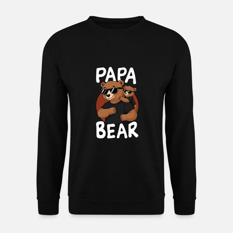 Papa Bear - Unisex Sweatshirt - black