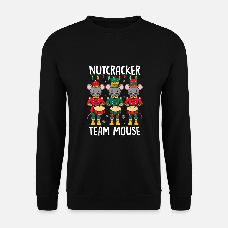 Nutcracker Team Mouse - Unisex Sweatshirt - black