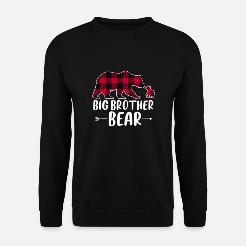 Big Brother Bear - Unisex Sweatshirt - black