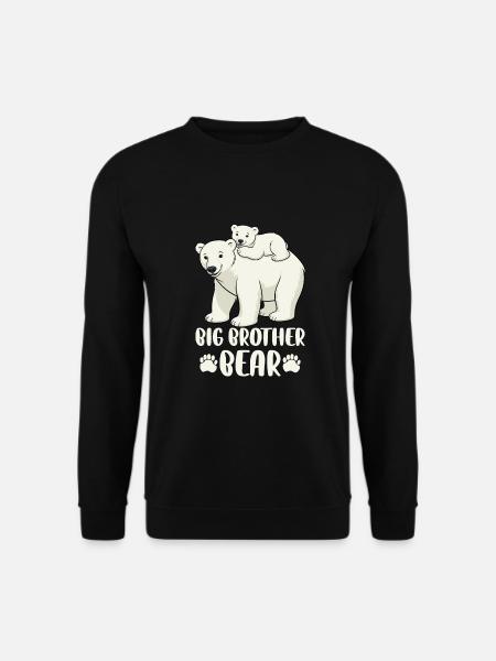 Big Brother Bear - Unisex Sweatshirt - black
