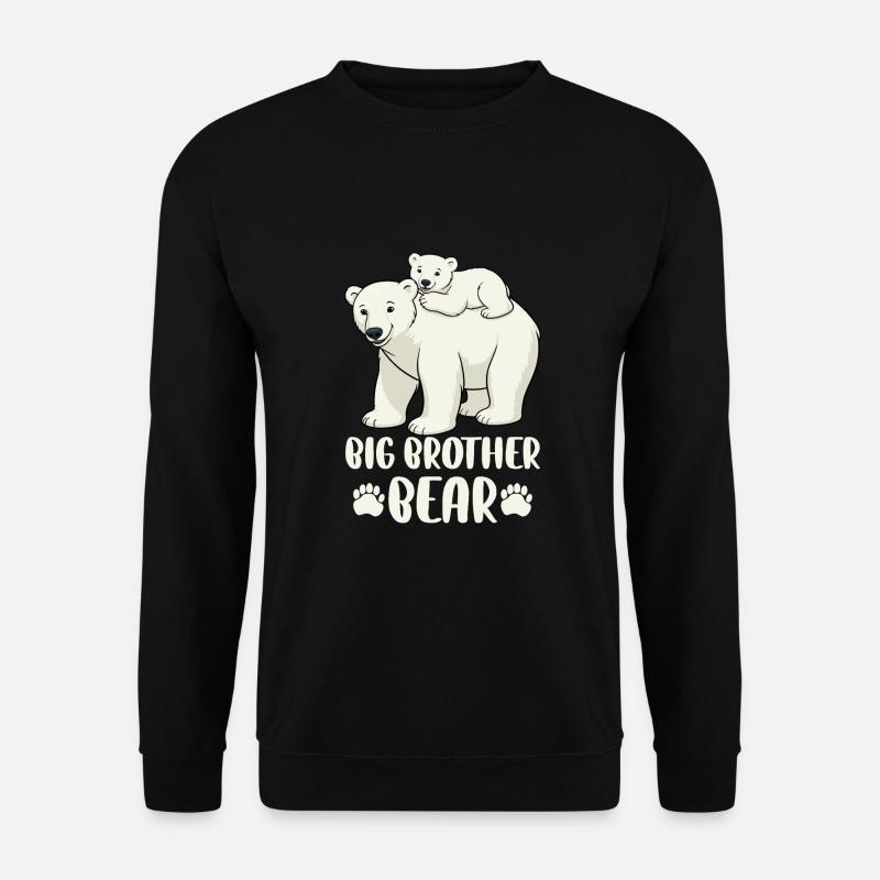 Big Brother Bear - Unisex Sweatshirt - black