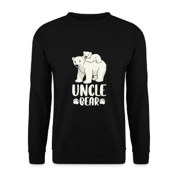 Oncle Ours - Sweat-shirt Unisexe - noir - Devant - Alina (178cm) & Michal (187cm)