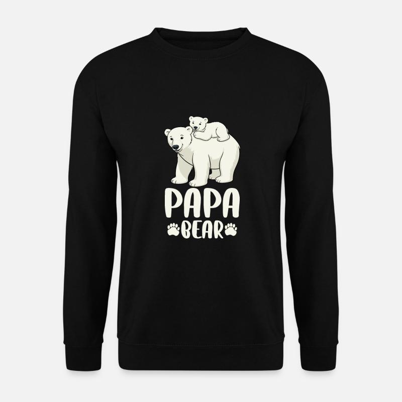 Papa Bear - Unisex Sweatshirt - black