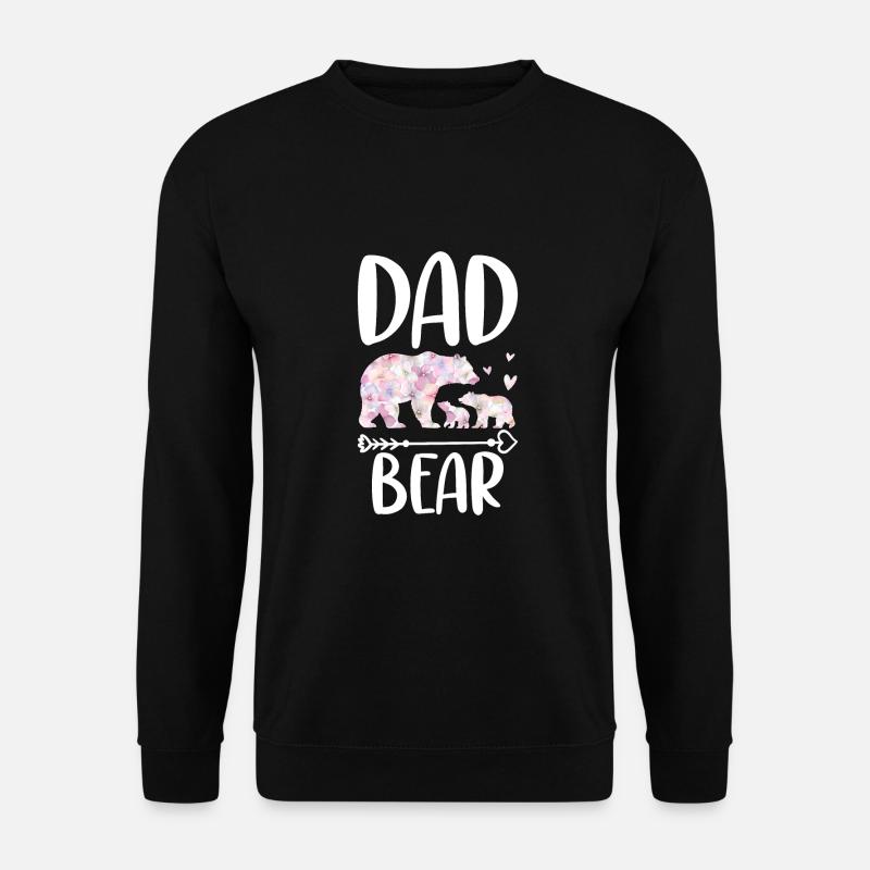 Papa ours - Sweat-shirt Unisexe - noir
