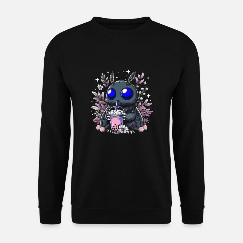 Mothman Bubble Tea - Unisex Pullover - Schwarz