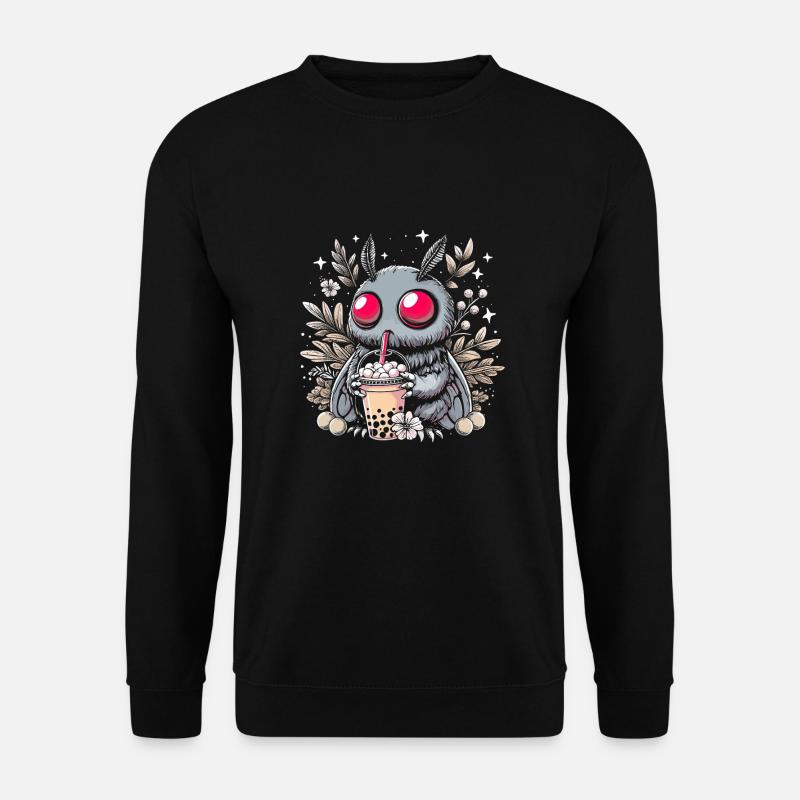 Mothman Bubble Tea - Unisex Sweatshirt - black