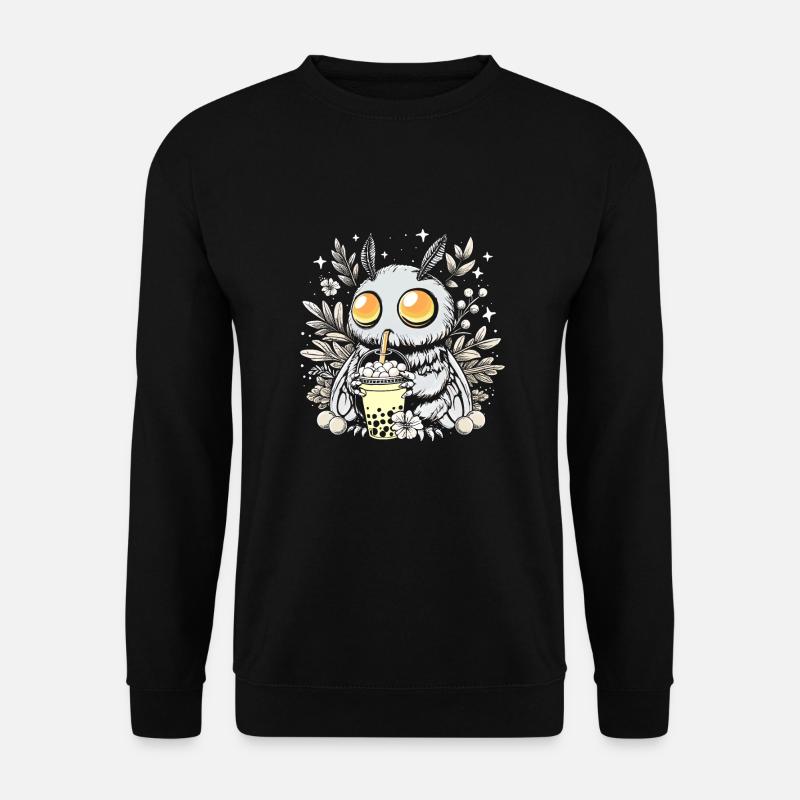 Mothman Bubble Tea - Unisex Sweatshirt - black