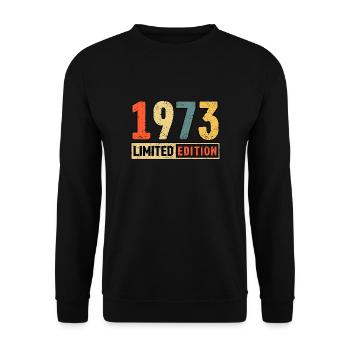 Édition limitée 1973 - Sweat-shirt Unisexe - noir - Devant - Alina (178cm) & Michal (187cm)