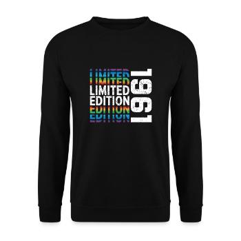 Edition limitée 1961 - Sweat-shirt Unisexe - noir - Devant - Alina (178cm) & Michal (187cm)