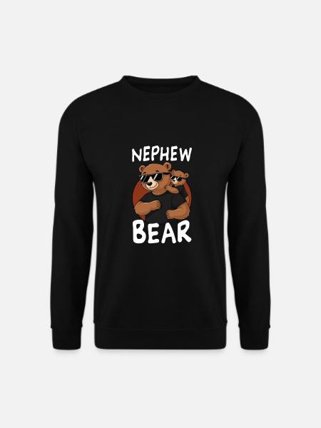 Nephew Bear - Unisex Sweatshirt - black
