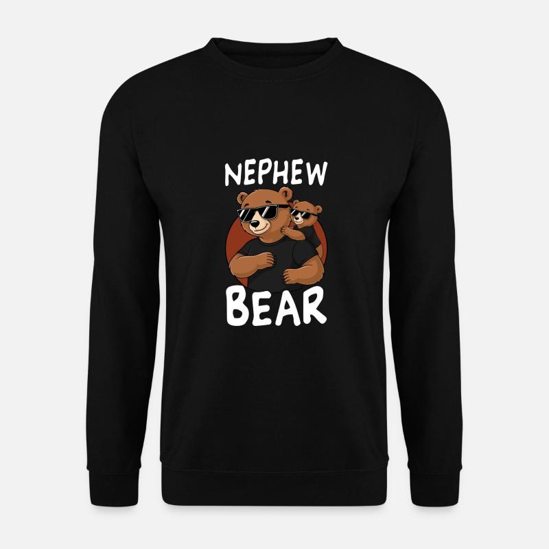 Nephew Bear - Unisex Sweatshirt - black