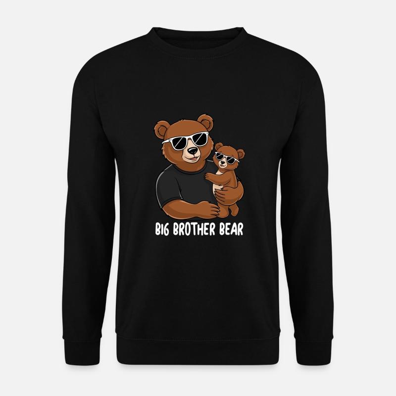 Big Brother Bear - Unisex Sweatshirt - black